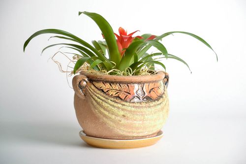 Pot à fleurs fait main Athéna - MADEheart.com
