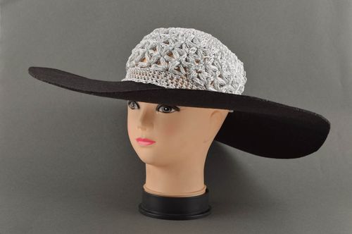 Handmade women hat designer headwear unusual gift ideas handmade summer hat - MADEheart.com