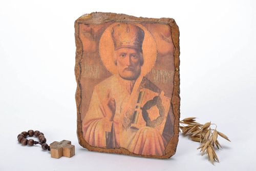 Icon reproduction Saint Nicholas - MADEheart.com