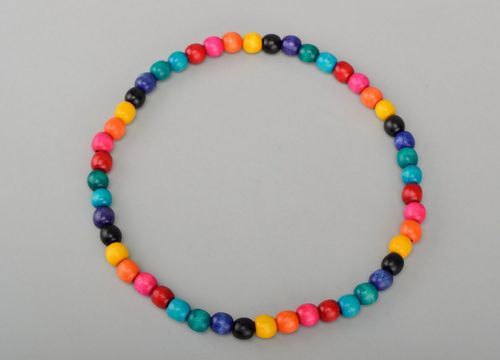 Wooden colorful beads - MADEheart.com