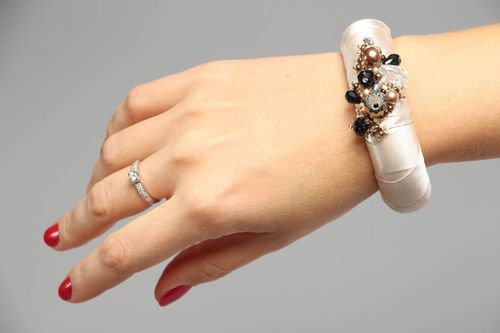 Bracciale con cristallo fatto a mano accessorio da donna braccialetto bello - MADEheart.com