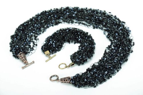 Parure de bijoux faite main collier et bracelet - MADEheart.com