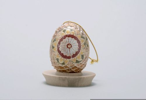 Pendente darredo fatto a mano a forma di uovo originale decorazioni di casa - MADEheart.com