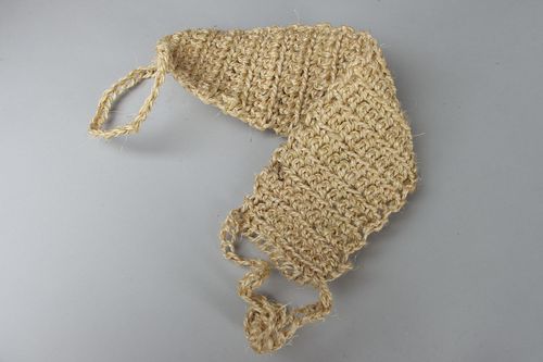 Natural sisal body scrubber - MADEheart.com