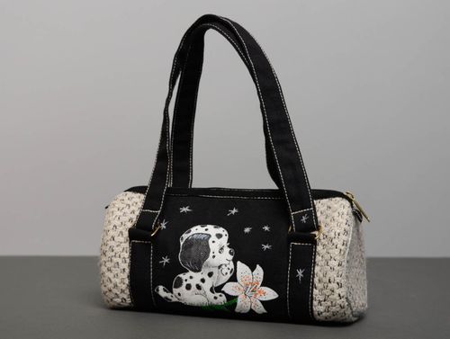 Schöne Damentasche aus Stoff - MADEheart.com