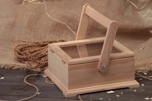 Pieza en blanco para creatividad de madera artesanal para decoupage y pintar  - MADEheart.com