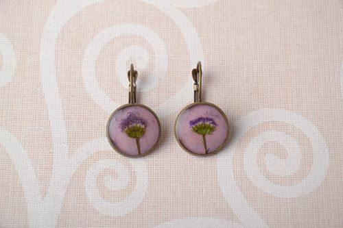 Botanical earrings in vintage style - MADEheart.com