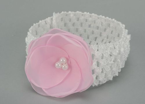 Декоративная повязка на голову с цветком - MADEheart.com