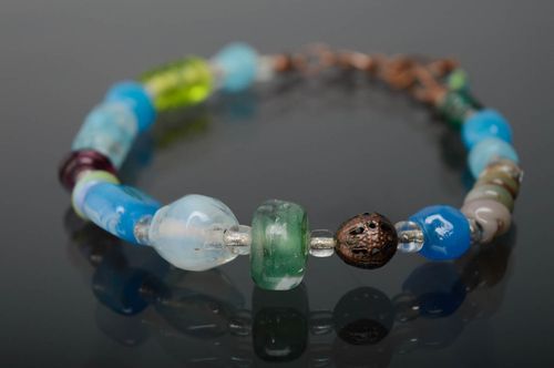 Handmade glass bracelet - MADEheart.com