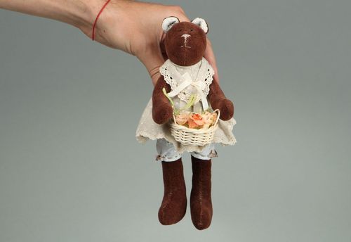 Handmade soft toy Bear, handiwork - MADEheart.com
