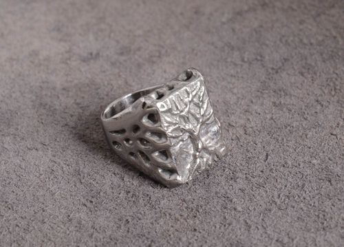 Stylish handmade metal ring beautiful jewellery designer accessories - MADEheart.com