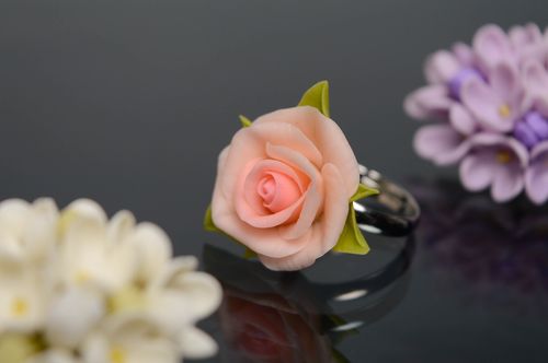 Beautiful cold porcelain ring - MADEheart.com