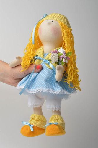 Handmade doll crocheted doll interior doll gift for girls unusual doll - MADEheart.com