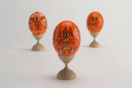 Oeuf de Pâques en bois fait main - MADEheart.com