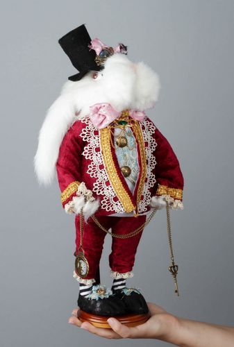 Muñeca de esqueleto Conejito blonco - MADEheart.com
