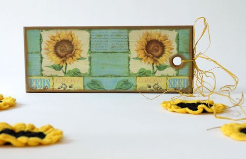Decorative cutting board Sunflowers - MADEheart.com