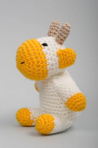 Handmade toy soft toy crochet stuffed animals animal figurine home decor - MADEheart.com