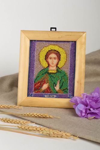 Handmade icon personal icon unusual gift Orthodox icon gift for women - MADEheart.com