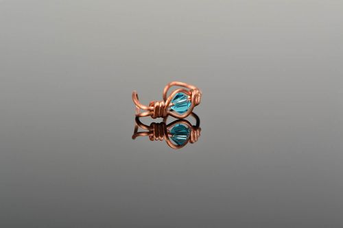 Cuff for ear, wire wrap - MADEheart.com