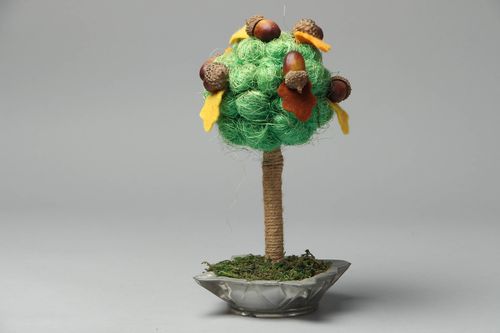 Handmade Topiary aus Textil  - MADEheart.com