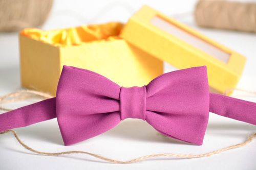 Fabric bow tie - MADEheart.com