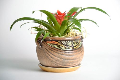 Keramik Blumentopf im griechischen Stil - MADEheart.com