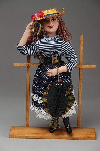 Авторская кукла-морячка  - MADEheart.com