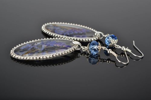 Earrings with lilac - MADEheart.com