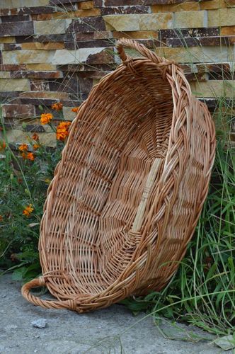 Unusual handmade woven basket cool rooms home goods handmade gifts for girls - MADEheart.com