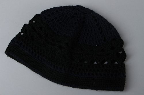 Homemade crochet hat Lace - MADEheart.com