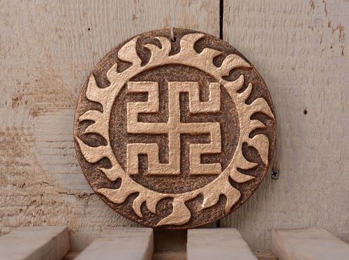 Pingente talismã artesanal de interior de cerâmica para a decoração da casa Rodovik - MADEheart.com