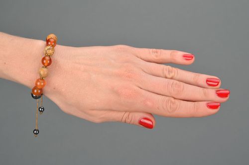 Bracelet en pierres naturelles fait main  - MADEheart.com