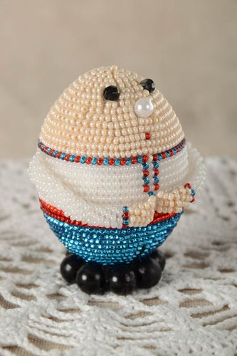 Huevo artesanal de abalorios regalo original decoración de hogar souvenir - MADEheart.com