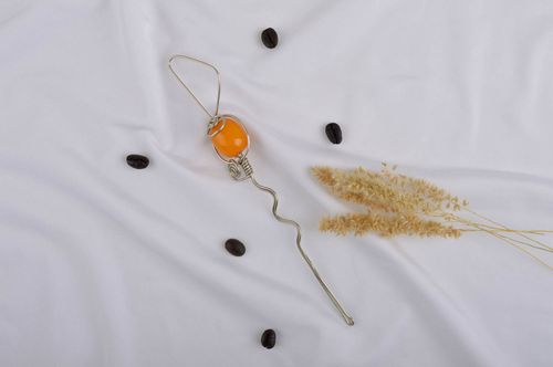 Handmade Haar Nadel Geigenschlüssel Schmuck für die Haare Accessoire für Frauen - MADEheart.com