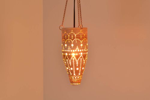 Luminaria de parede cerâmica - MADEheart.com