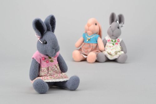 Handmade soft toy Rabbit - MADEheart.com