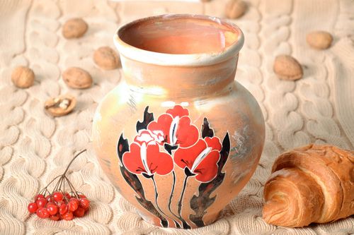 Vaso de cerâmica com padrão - MADEheart.com