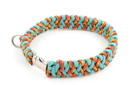 Handmade luxus Hundehalsband exklusives Hundezubehör Halsband für Hunde fest - MADEheart.com
