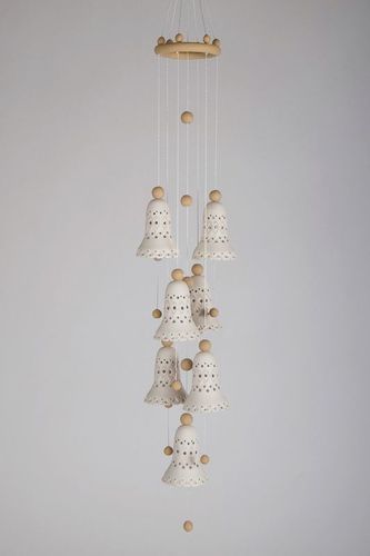Campanello dautore in ceramica fatto a mano elementi decorativi da parete - MADEheart.com