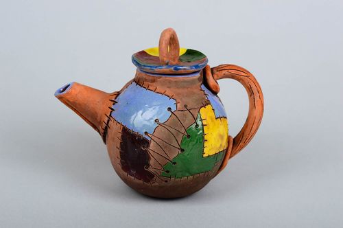 Beautiful handmade ceramic teapot collectible teapots kitchen supplies - MADEheart.com