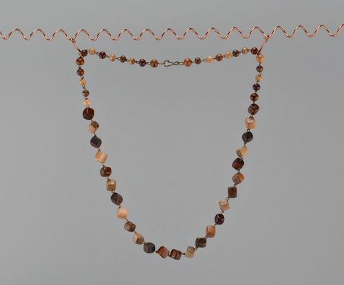 Beads made from natural wood - MADEheart.com