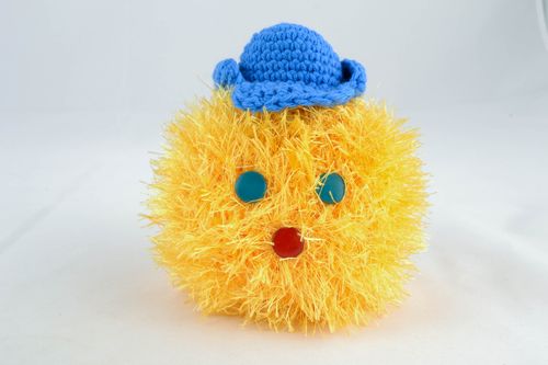 Jouet tricoté au crochet Soleil fait main - MADEheart.com