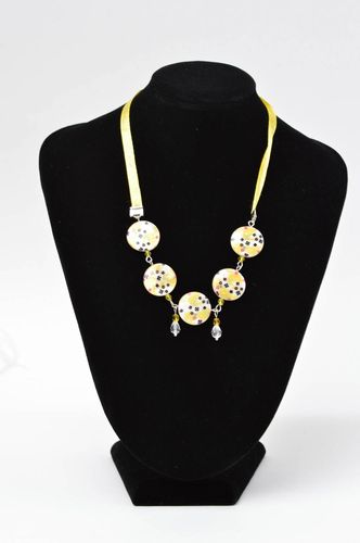 Schmuck aus Perlen handmade Halskette für Frauen exklusive Schmuck Collier - MADEheart.com