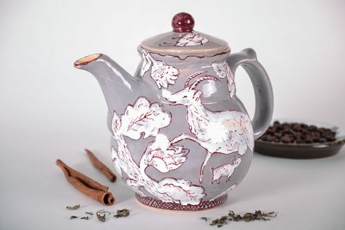 Hand painted teapot - MADEheart.com
