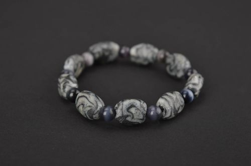 Homemade jewelry polymer clay bead bracelet best gifts for women cool jewelry - MADEheart.com