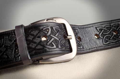 Cintura da uomo in pelle fatta a mano cinghia di moda bella accessori uomo - MADEheart.com
