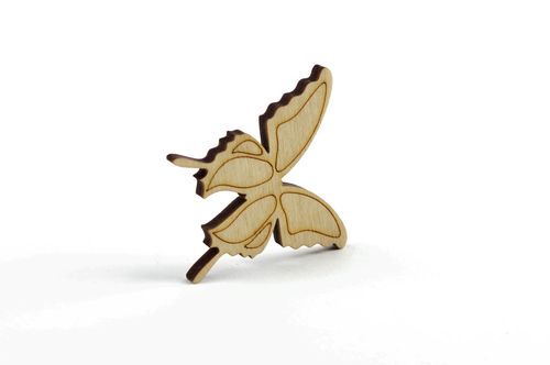 Forme en bois à peindre faite main papillon Loisirs créatifs - MADEheart.com