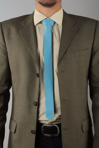 Узкий галстук ручной работы - MADEheart.com