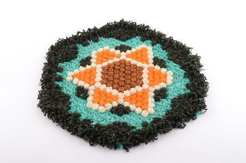 Unusual handmade woven napkin home design gift ideas decorative use only - MADEheart.com