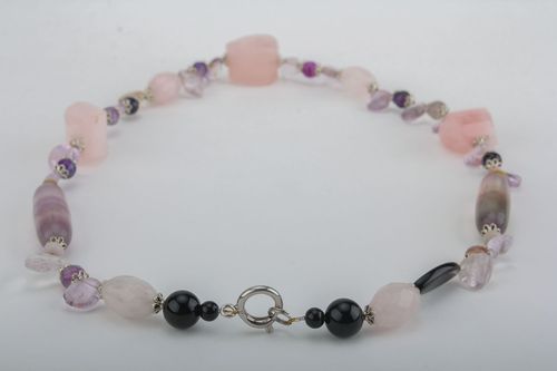 Necklace made of natural stones - MADEheart.com